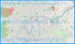 Подробная карта города Брисбен